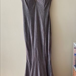 Floor length formal gown, mermaid cut